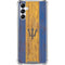 Barbados Flag Dark Wood Galaxy A15 5G Clear Case